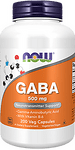GABA 500mg + B6 NOW Foods 200 капсули