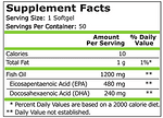 Super Omega 3 Fish Oil 1000 mg 400 EPA / 300 DHA Pure Nutrition 100 дражета