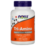 Tri-Amino Arginine/Ornitine/Lysine NOW Foods 120 капсули