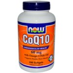 CoQ10 60mg + Omega 3 NOW Foods