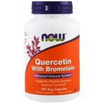 Quercetin + Bromelain NOW Foods 120 капсули