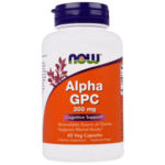Alpha GPC NOW Foods 60 капсули