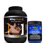 Стак за чиста мускулна маса Whey Shake + AminoMax 8000