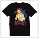 Боксова тениска Manny Pacquiao Черна