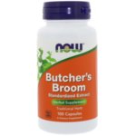Butchers Broom /Бодлив Залист - Миши Трън/ NOW Foods 100 капсули