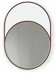 Dulap cu oglinda Elegant 135x55x209 cm Alb-Copy