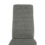 Scaun, material textil gri deschis/cadru metalic fag, COLETA NOVA