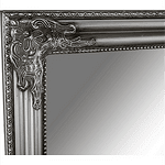 Oglindă, cadru argintiu din lemn, MALKIA TIP 11