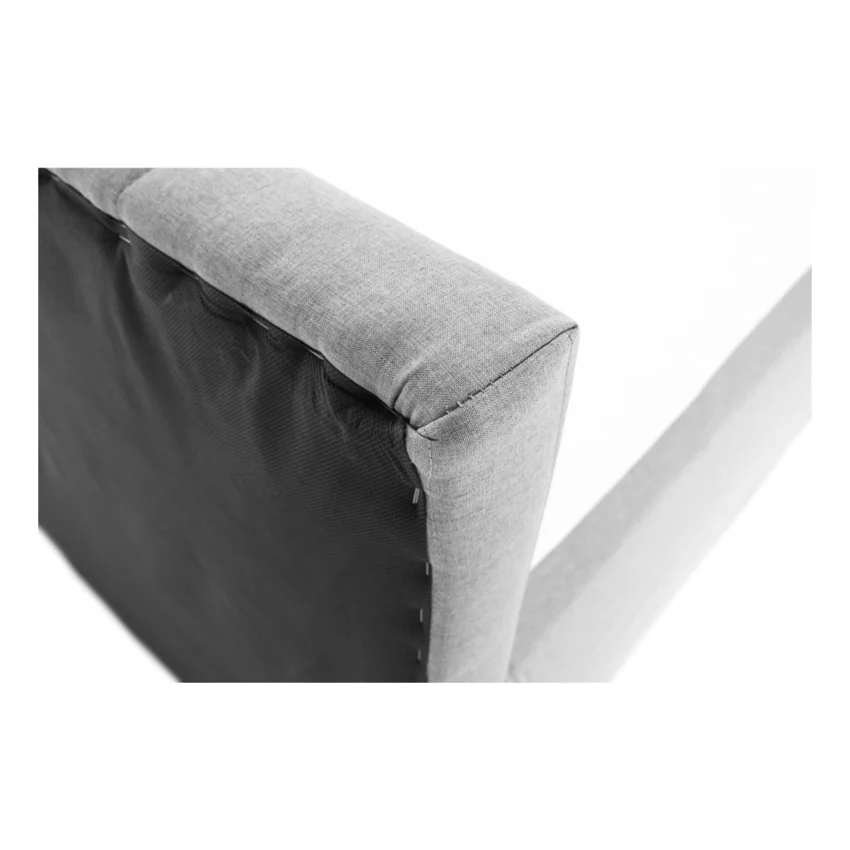 Pat tip BOXSPRING 120x200, gri deschis, FERATA KOMFORT