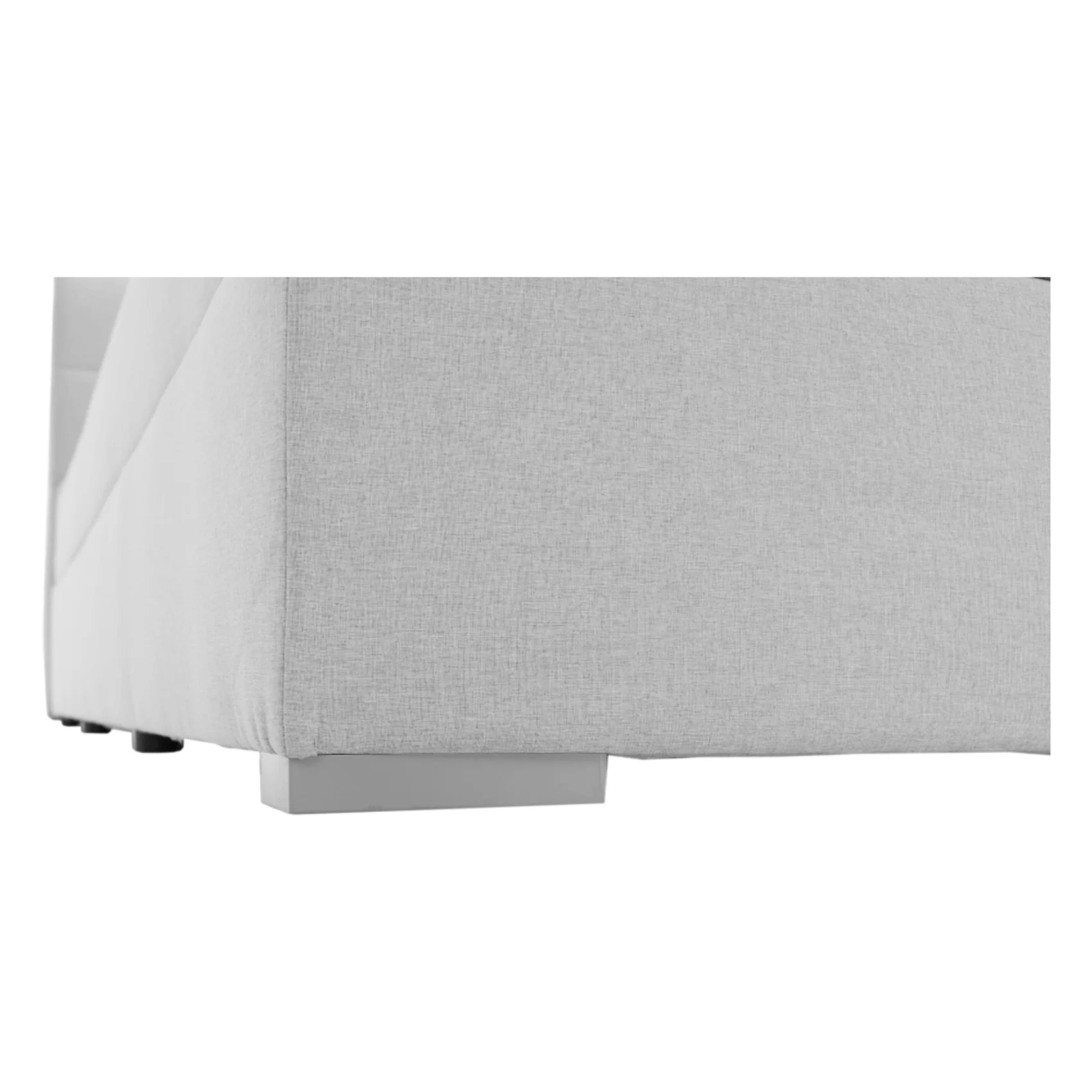 Pat tip BOXSPRING 120x200, gri deschis, FERATA KOMFORT