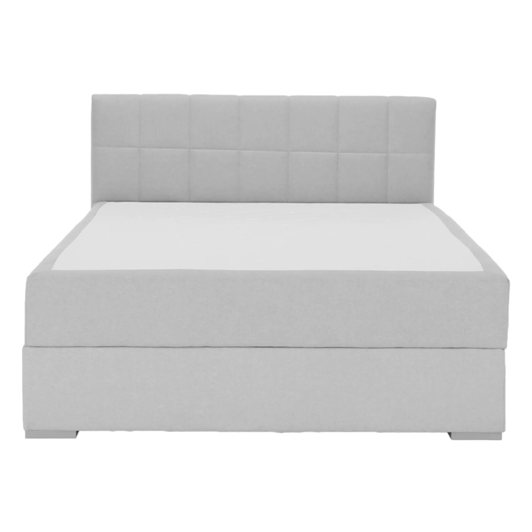 Pat tip BOXSPRING 140x200, gri deschis, FERATA KOMFORT