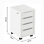 Container cu lacăt, alb, RIOMA TYP 31