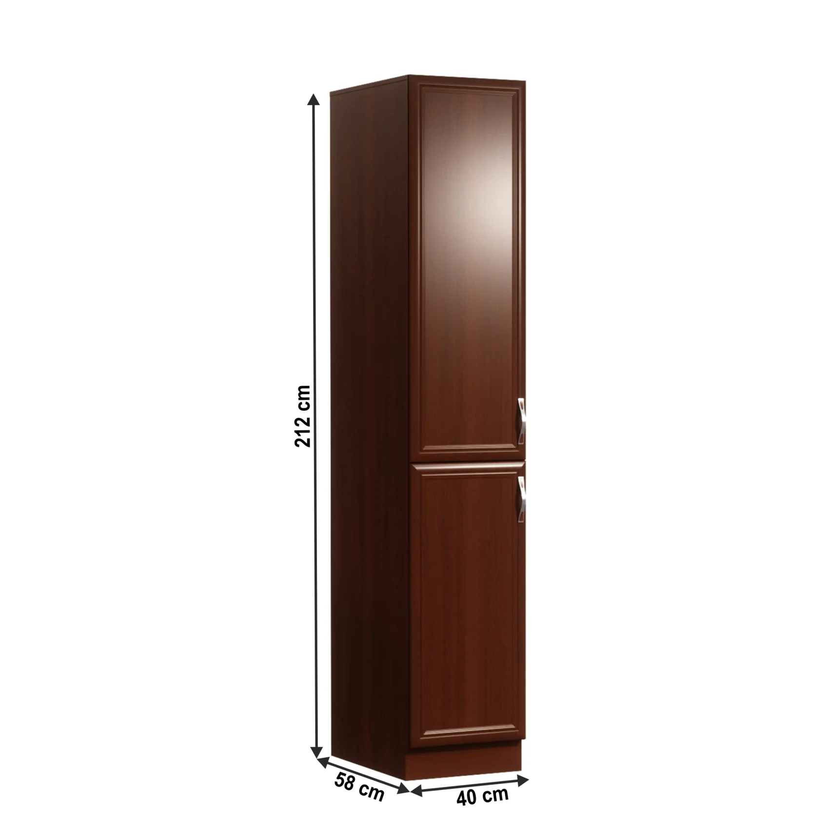 Dulap pentru produse alimentare Milano 212 cm stanga nuc