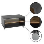 Masuta de cafea Sani,  Rioma 90 x 60 x 35 cm Grafi/Stejar