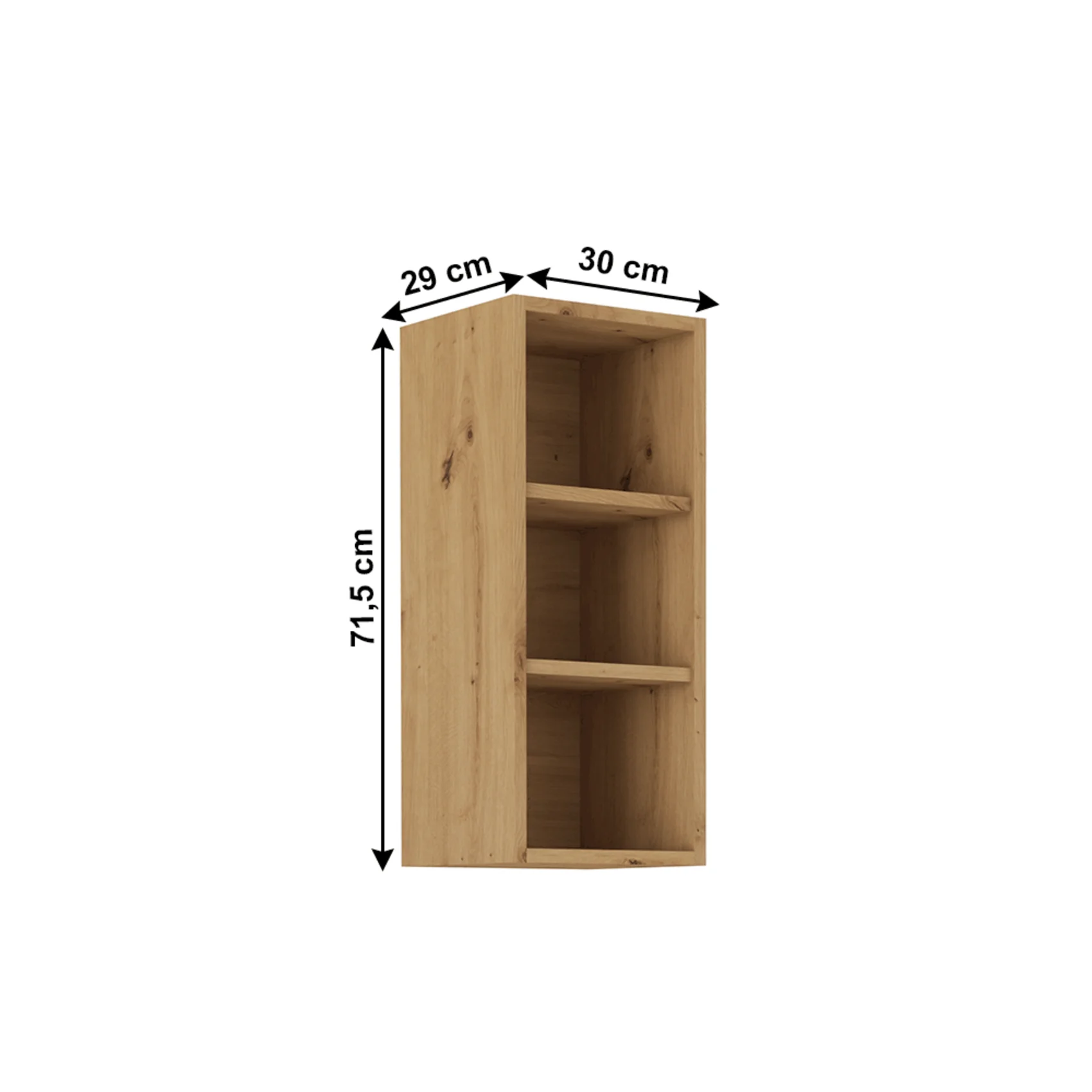 Dulap superior Monro 72 cm stejar artizan