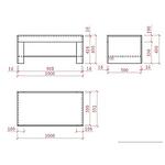 Masuta de cafea Board stejar wotan-Copy