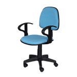 Office chair Carmen 6012 - light blue
