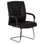 Visitor chair Carmen 6540 - black LUX