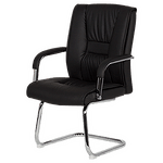 Visitor chair Carmen 6540 - black LUX