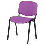 Visitor chair Carmen 1130 LUX - violet-black