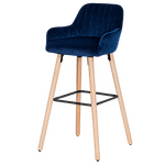 Bar chair Carmen 3082 - dark blue