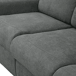 Set canapele 3+2+1, stofă gri închis, FASAN