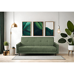 Canapea extensibilă, verde, VALDO