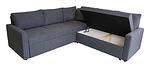 Coltar extensibil, Sani Concept sectional, 228 x 228 x 80 cm, Gri