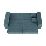 Canapea foarte spaţioasă, albastru, mentol, gri deschis, GILEN BIG SOFA