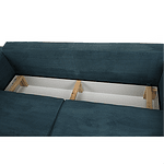 Canapea foarte spaţioasă, albastru, mentol, gri deschis, GILEN BIG SOFA