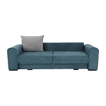 Canapea foarte spaţioasă, albastru, mentol, gri deschis, GILEN BIG SOFA