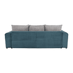 Canapea foarte spaţioasă, albastru, mentol, gri deschis, GILEN BIG SOFA