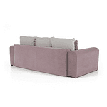 Canapea foarte spaţioasă, violet, roz învechit, bej, GILEN BIG SOFA