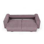 Canapea foarte spaţioasă, violet, roz învechit, bej, GILEN BIG SOFA