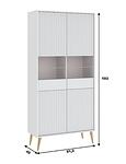 BARCELONA GLASS CABINET   4D