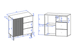 VIENA CABINET  1D3S