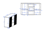 VIENA CABINET  2D3S