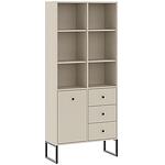 Biblioteca cu sertare, Sani Linea 1D3S, 77 x 33 x 180 cm, Casmir