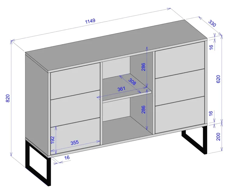 LINEA CABINET  6S