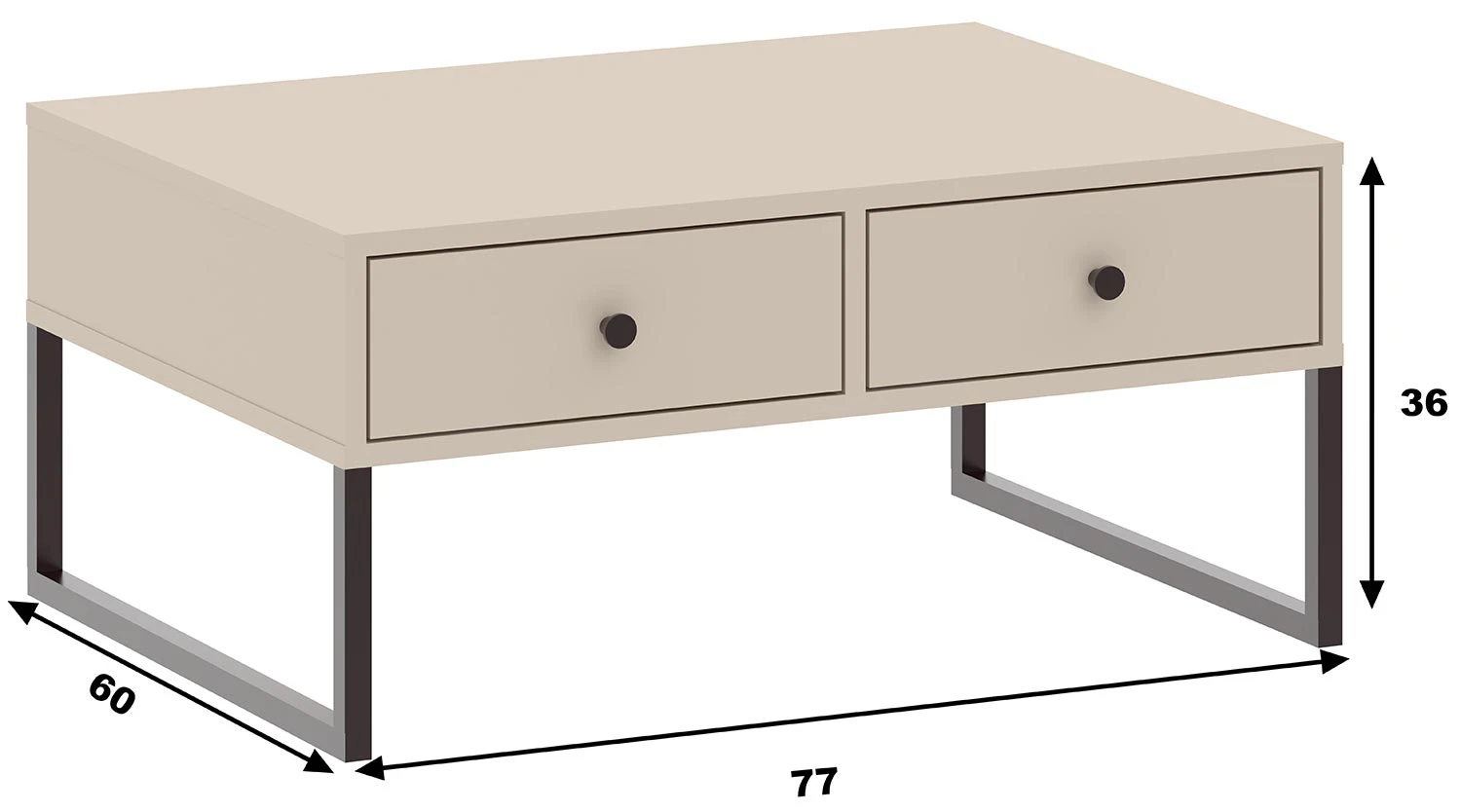 LINEA COFFEE TABLE 2S