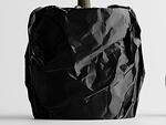 Vaza Miami Sani mica 114x114xH107мм -  Negro Matt