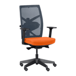 Ергономичен работен офис стол FREDO E - оранжев