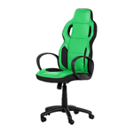Геймърски стол Carmen 7510 - комбинация от черно и зелено