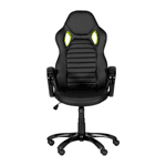 Геймърски стол Carmen 7502 - комбинация от черно и зелено