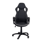 Геймърски стол Carmen 7502 - комбинация от черно и бяло