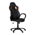 Геймърски стол Carmen 7502 - комбинация от черно и оранжево