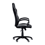 Геймърски стол Carmen 7502 - комбинация от бяло и черно