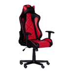 Геймърски стол Carmen 6196 - комбинация от черно и червено