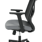 Ергономичен президентски офис стол Carmen 7567 - комбинация от черно и сиво