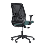 Работен офис стол Carmen 7568 - комбинация от черно и зелено